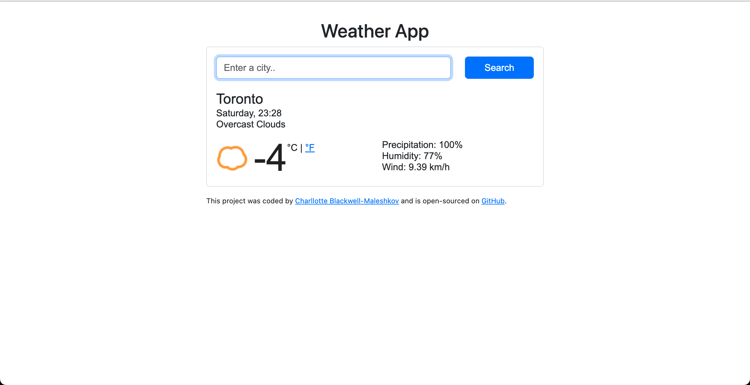 weather search